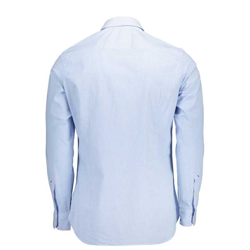 US POLO SHIRT LONG SLEEVE MAN LIGHT BLUE