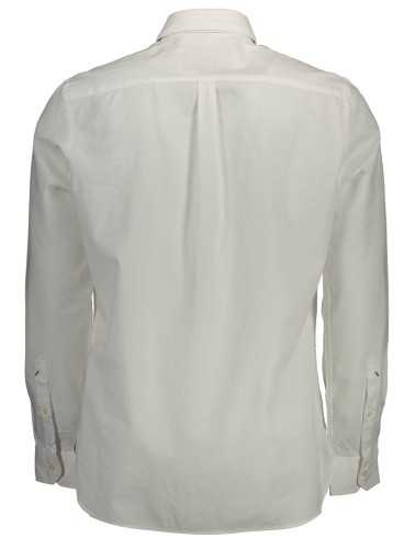 US POLO SHIRT LONG SLEEVE MAN WHITE