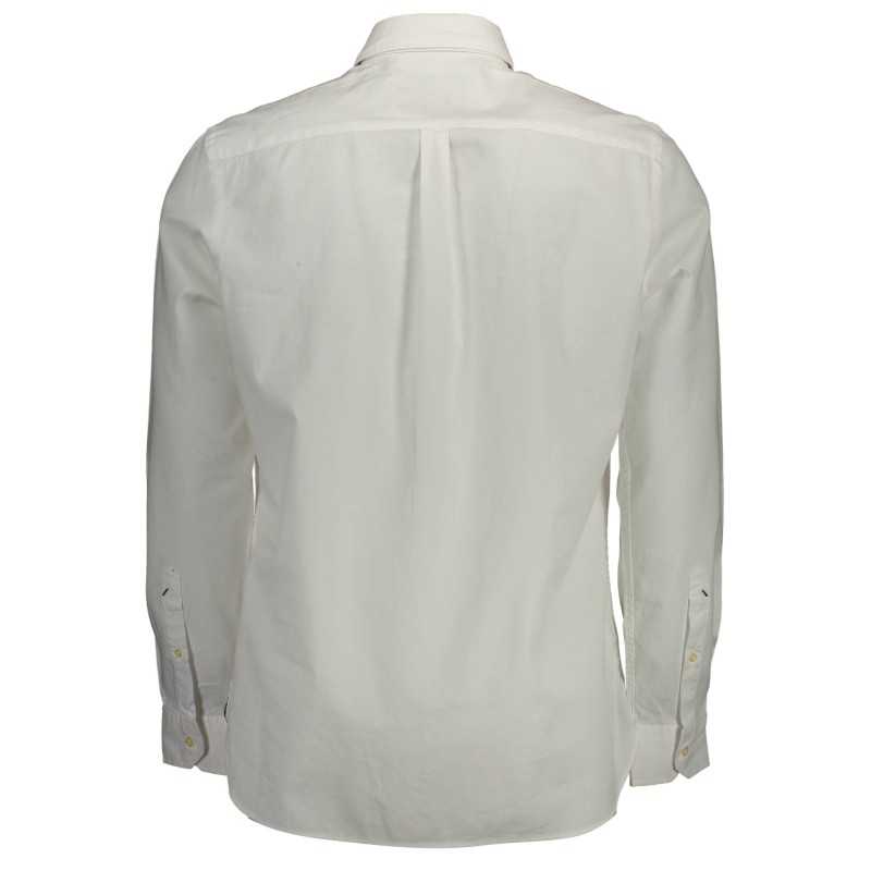 U.S. POLO CAMICIA MANICHE LUNGHE UOMO BIANCO