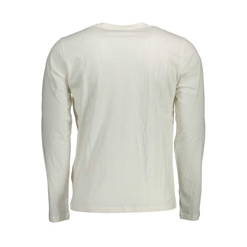 US POLO T-SHIRT LONG SLEEVE MAN WHITE