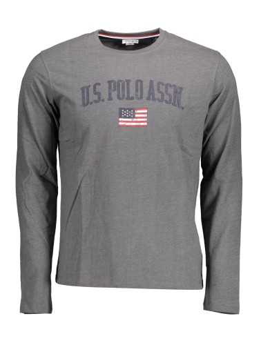 US POLO T-SHIRT LONG SLEEVE MAN GRAY