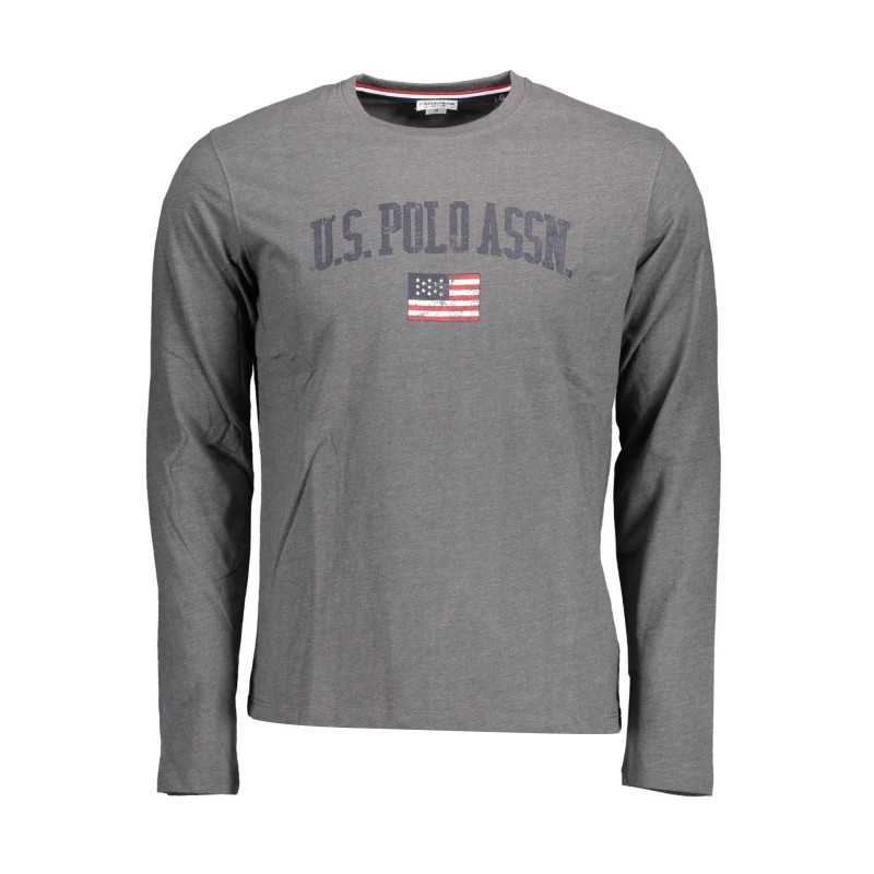 U.S. POLO T-SHIRT MANICHE LUNGHE UOMO GRIGIO