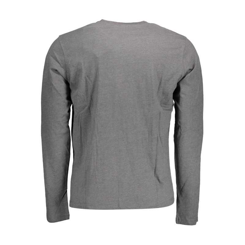 US POLO T-SHIRT LONG SLEEVE MAN GRAY