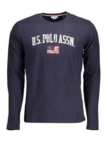 US POLO T-SHIRT LONG SLEEVE MAN BLUE