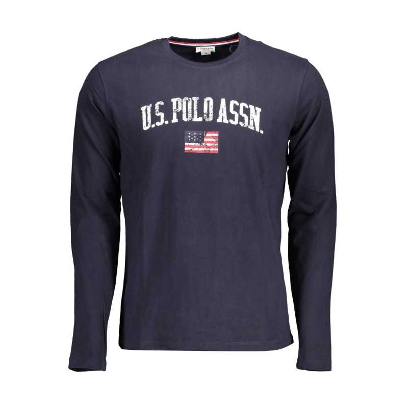 US POLO T-SHIRT LONG SLEEVE MAN BLUE