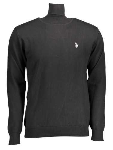 US MEN'S BLACK POLO SHIRT