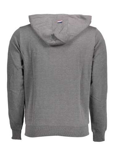 US POLO SWEATSHIRT WITH ZIP GRAY MAN