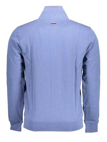 US POLO SWEATSHIRT WITH ZIP BLUE MAN