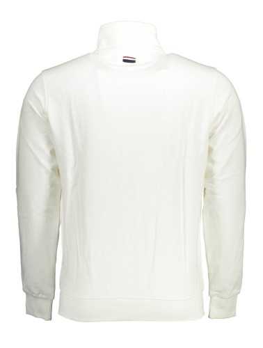 US POLO SWEATSHIRT WITH ZIP WHITE MAN