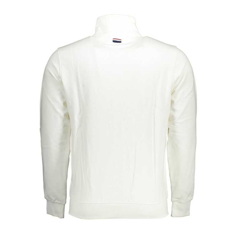 US POLO SWEATSHIRT WITH ZIP WHITE MAN