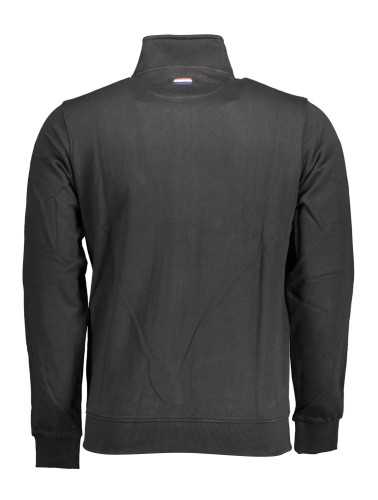 US POLO SWEATSHIRT WITH ZIP BLACK MAN