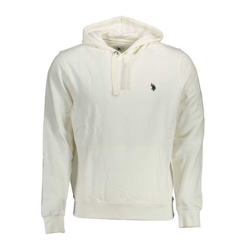 US POLO SWEATSHIRT WITHOUT ZIP WHITE MAN