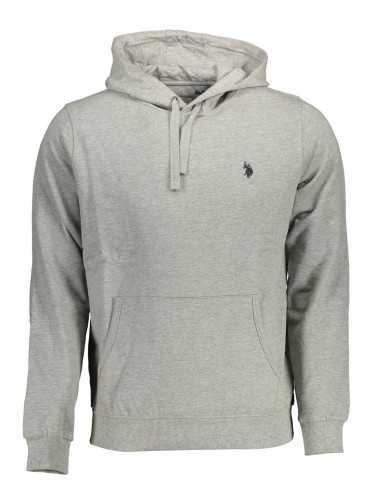 US POLO SWEATSHIRT WITHOUT ZIP GRAY MAN