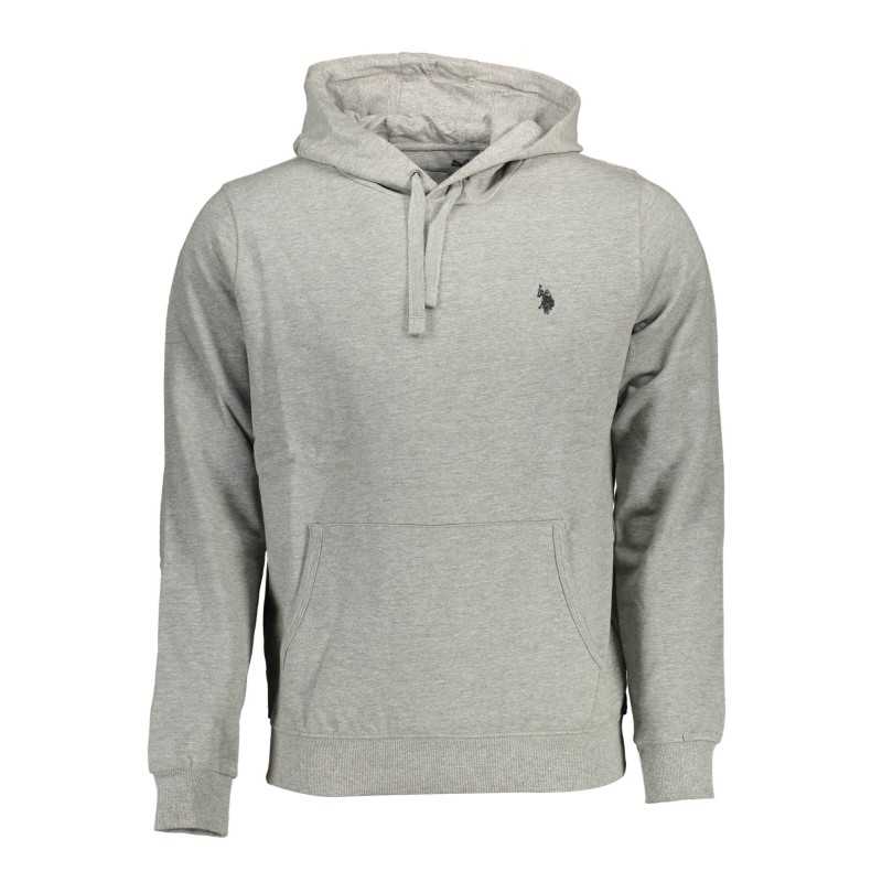 U.S. POLO FELPA SENZA ZIP UOMO GRIGIO