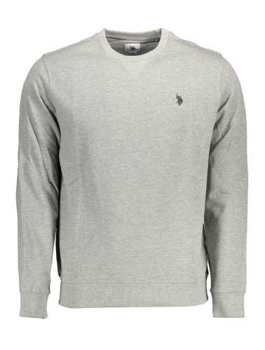 US POLO SWEATSHIRT WITHOUT ZIP GRAY MAN