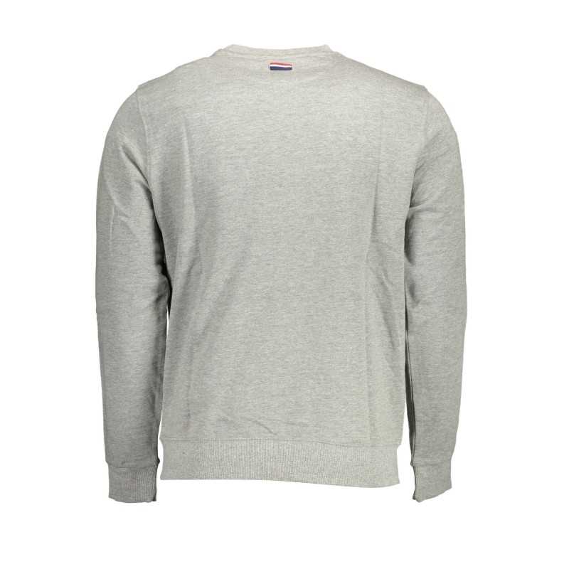 US POLO SWEATSHIRT WITHOUT ZIP GRAY MAN