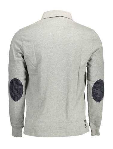 US POLO LONG SLEEVED POLO SHIRT MAN GRAY