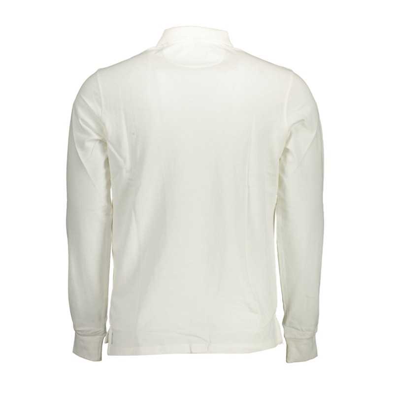 US POLO LONG SLEEVED POLO SHIRT MAN WHITE