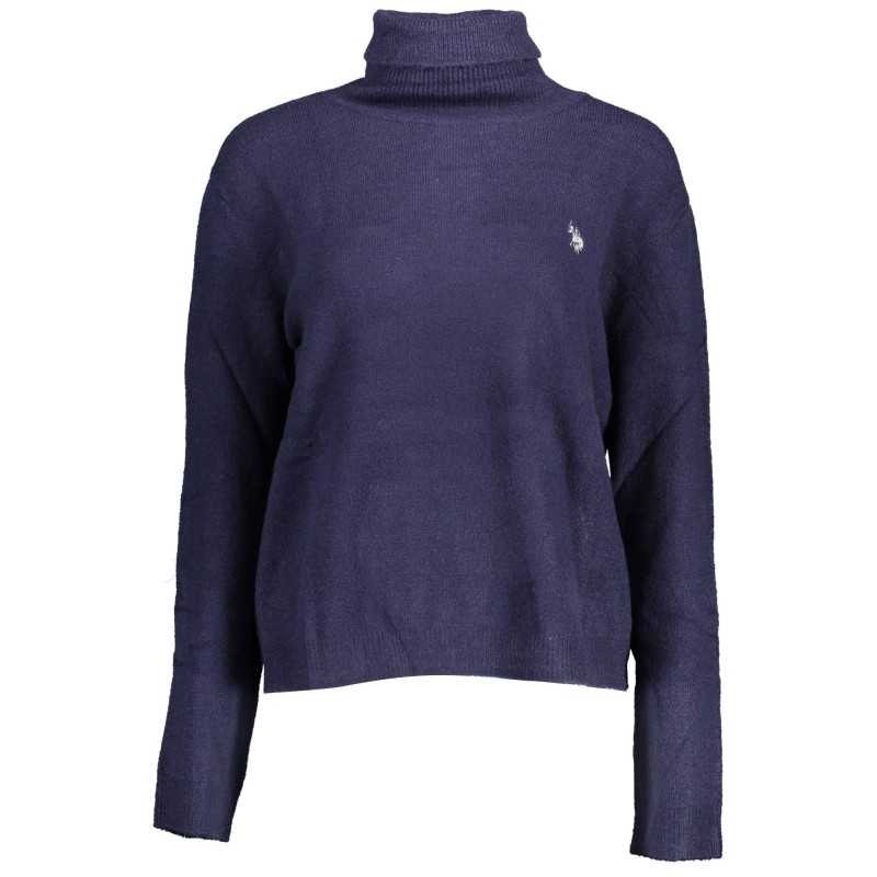 US BLUE WOMEN'S POLO SWEATER