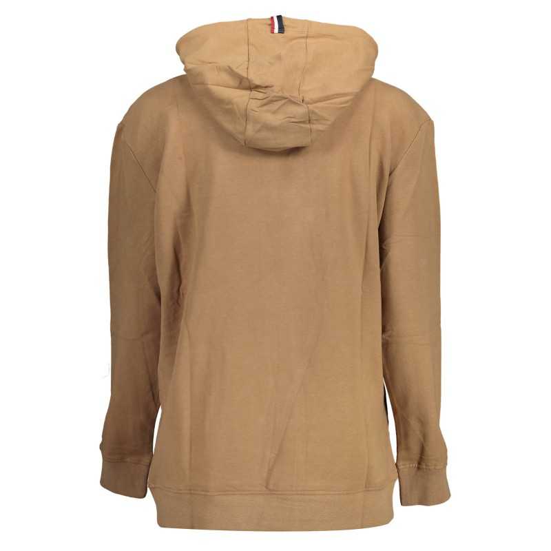 US POLO SWEATSHIRT WITHOUT ZIP WOMAN BROWN