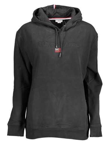 US BLACK POLO SWEATSHIRT WITHOUT ZIP