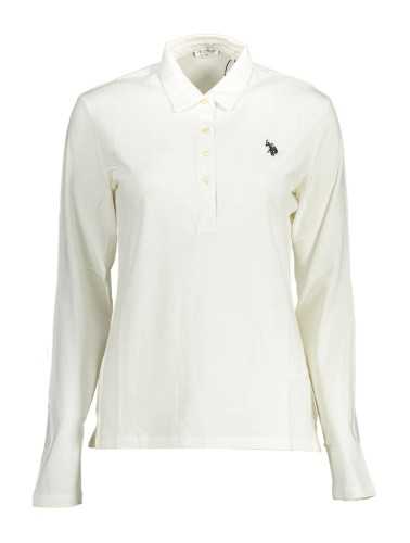 U.S. POLO POLO MANICHE LUNGHE DONNA BIANCO