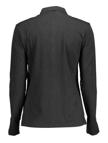 US POLO BLACK WOMEN'S LONG SLEEVED POLO SHIRT