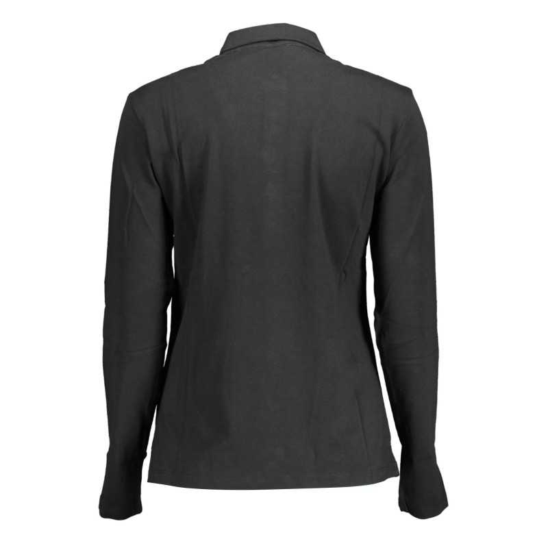 US POLO BLACK WOMEN'S LONG SLEEVED POLO SHIRT