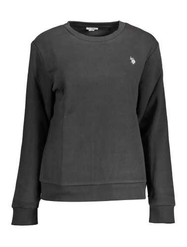 US BLACK POLO SWEATSHIRT WITHOUT ZIP