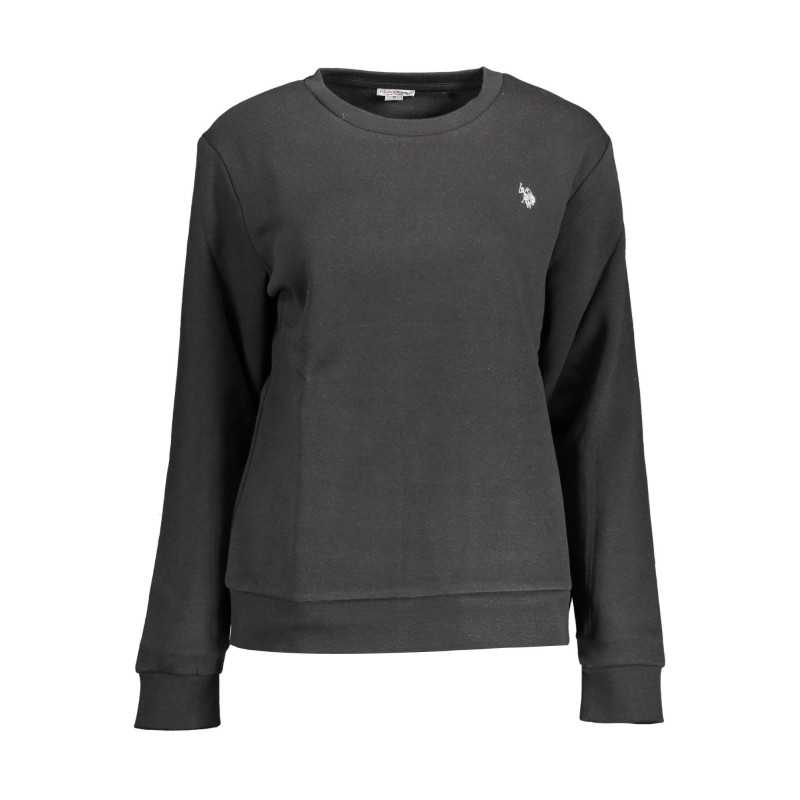 US BLACK POLO SWEATSHIRT WITHOUT ZIP