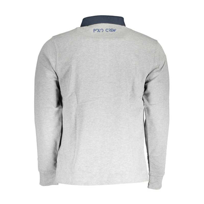 LA MARTINA POLO LONG SLEEVE MAN GRAY