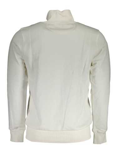 LA MARTINA MEN'S WHITE ZIPPED SWEATSHIRT