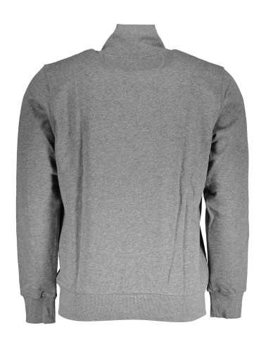 LA MARTINA MEN'S GRAY ZIPPED SWEATSHIRT