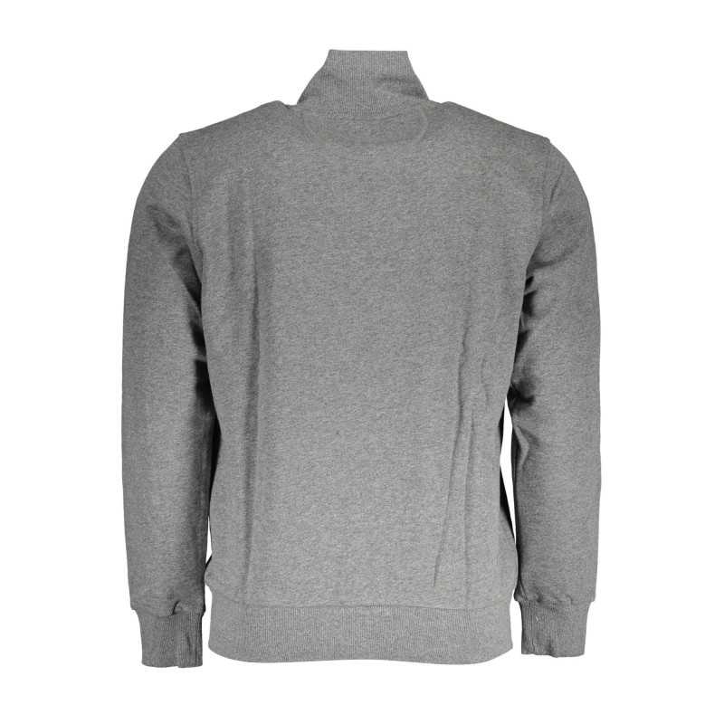 LA MARTINA MEN'S GRAY ZIPPED SWEATSHIRT