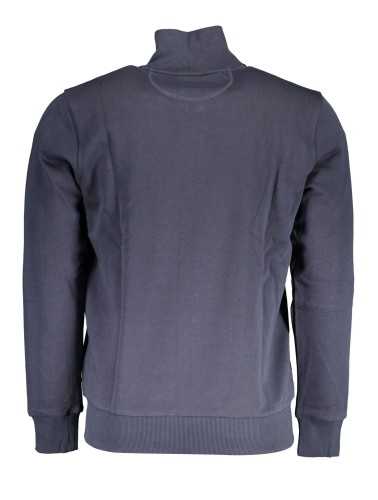 LA MARTINA MEN'S BLUE ZIPPED SWEATSHIRT