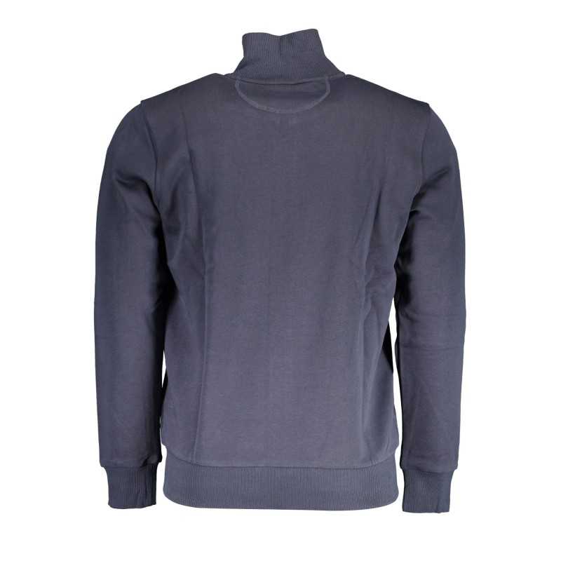 LA MARTINA MEN'S BLUE ZIPPED SWEATSHIRT