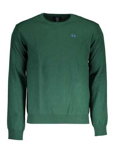 LA MARTINA MEN'S GREEN SWEATER