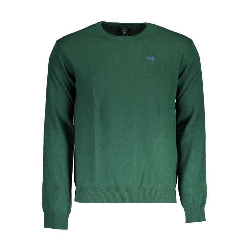 LA MARTINA MEN'S GREEN SWEATER