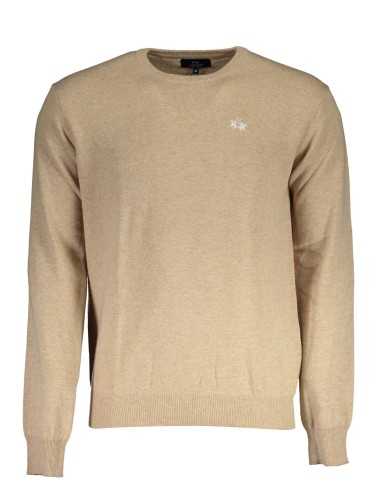 LA MARTINA MAN BEIGE SWEATER