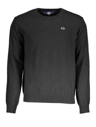 LA MARTINA BLACK MAN SWEATER