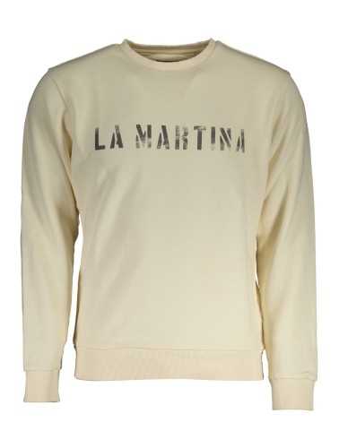 LA MARTINA WHITE MEN'S SWEATSHIRT WITHOUT ZIP