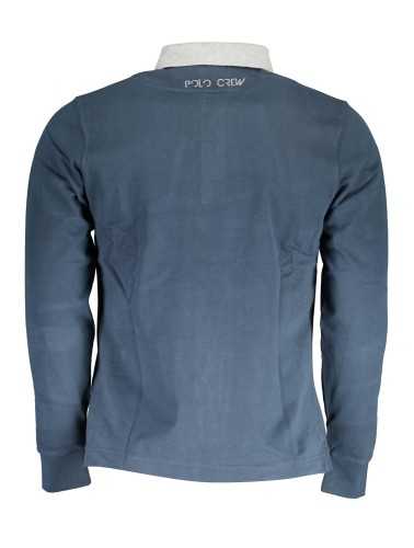 LA MARTINA POLO LONG SLEEVE MAN BLUE