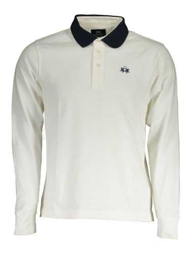 LA MARTINA POLO LONG SLEEVE MAN WHITE