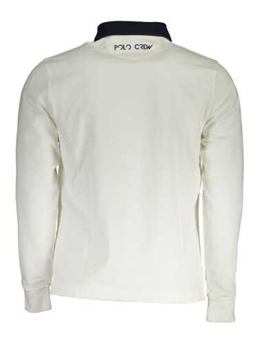 LA MARTINA POLO LONG SLEEVE MAN WHITE