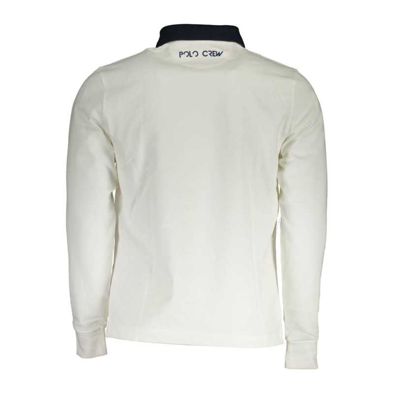 LA MARTINA POLO LONG SLEEVE MAN WHITE