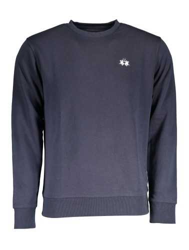 LA MARTINA BLUE MEN'S SWEATSHIRT WITHOUT ZIP