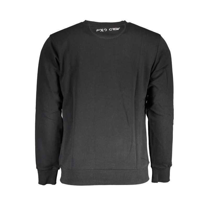 LA MARTINA SWEATSHIRT WITHOUT ZIP BLACK MAN