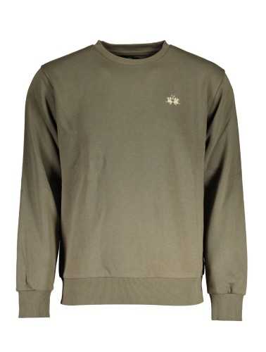 LA MARTINA SWEATSHIRT WITHOUT ZIP GREEN MAN