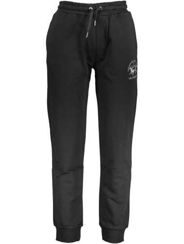 LA MARTINA BLACK MAN TROUSERS