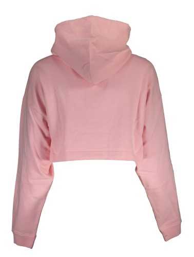 TOMMY HILFIGER PINK WOMEN'S SWEATSHIRT WITHOUT ZIP